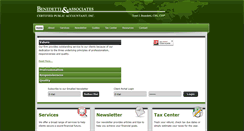 Desktop Screenshot of benedetticpa.com